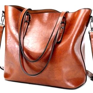 Ammie Brown Vegan Leather Tote - NWOT